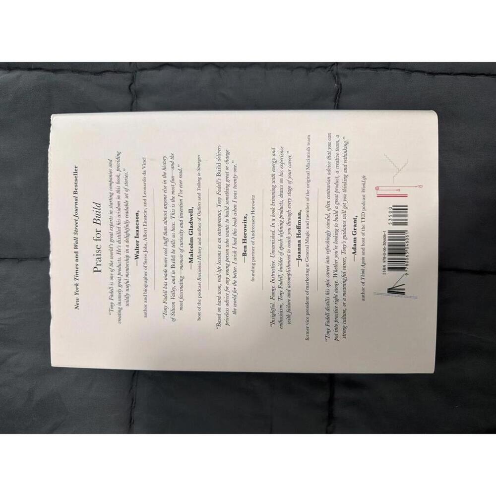 Build: An Unorthodox Guide to Making Things Worth Making by Tony Fadell - Picture 2 of 2